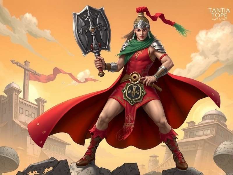 Tantia Tope Mace Fighter - Epic Battle Scene Tantia Tope Mace Fighter Cover Art